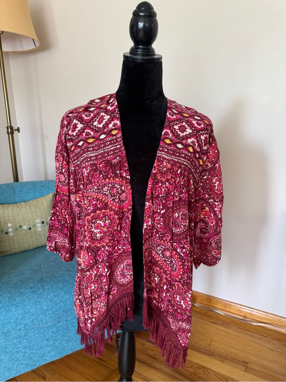 Hollister Front Fringe Cardigan